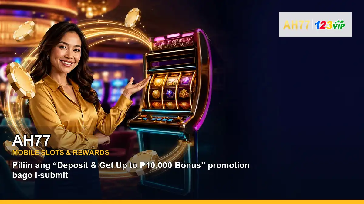 AH77 jackpot slots and reel games for Philippine players